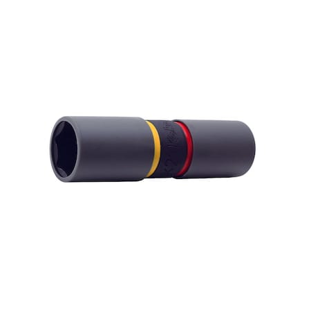 Ko-Ken Wheel Nut Socket Set 19 x 21mm Double Ended Color coded 2 pieces 14218M